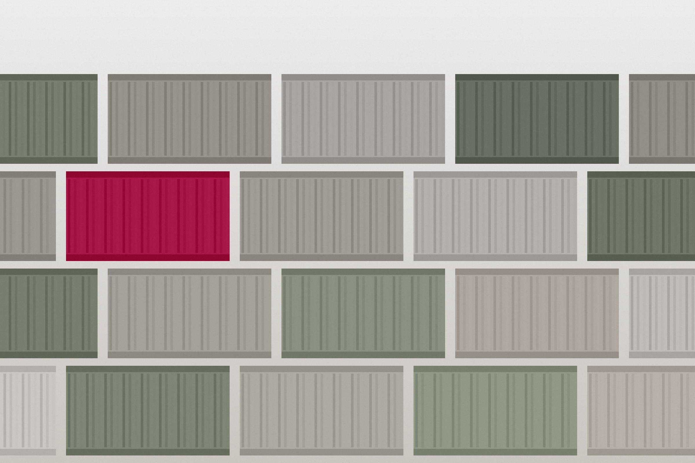 Stacked shipping containers bearing the Yofya Logistics wordmark